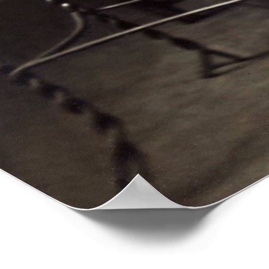 1905 Biertrinkhunde Poster (Ecke)