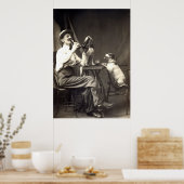 1905 Biertrinkhunde Poster (Küche)