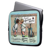 1905 Chocolate Candy Ad Laptopschutzhülle (Vorderseite Links)