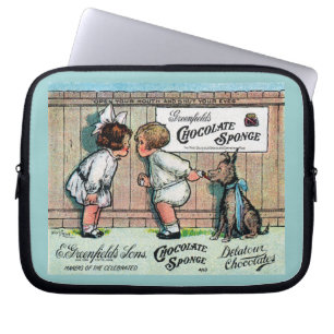 1905 Chocolate Candy Ad Laptopschutzhülle