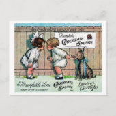 1905 Chocolate Candy Ad Postkarte (Vorderseite)