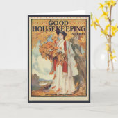 1905 Grußkarte Karte (Gelbe Blume)