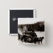 1905 Holzfäller bei der Arbeit Button (Vorne & Hinten)