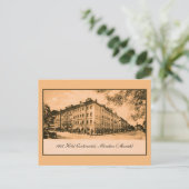 1905 Hotel Continental München Deutschland Postkarte (Stehend Vorderseite)
