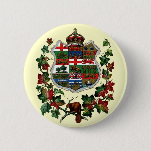 1905 Kanadische Wappen Button (Vorderseite)