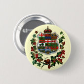 1905 Kanadische Wappen Button (Vorne & Hinten)