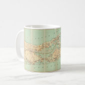1905 Long Island Map Tasse (Vorderseite Links)