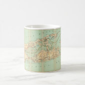 1905 Long Island Map Tasse (Mittel)