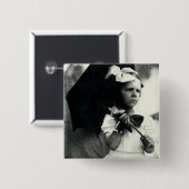1905 Tough Little Girl Button (Vorne & Hinten)
