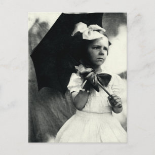 1905 Tough Little Girl Postkarte