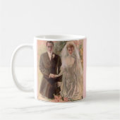 1906 Edwardian Hochzeit Kaffeetasse (Links)
