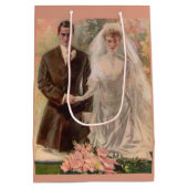 1906 Edwardian Hochzeit Mittlere Geschenktüte (Rückseite)