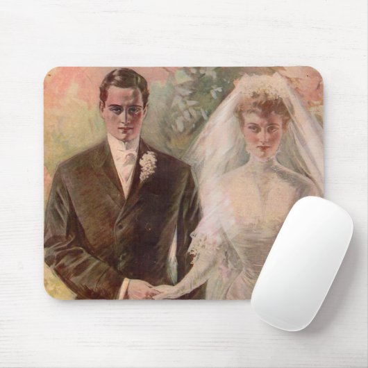 1906 Edwardian Hochzeit Mousepad (Mit Mouse)