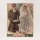 1906 Edwardian Hochzeit Puzzle (Vertikal)