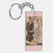 1906 Edwardian Hochzeit Schlüsselanhänger (Vorderseite links)