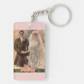 1906 Edwardian Hochzeit Schlüsselanhänger (Rückseite)