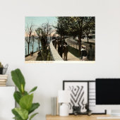 1906 Riverside Park and Drive, New York City Poster (Heimbüro)