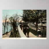 1906 Riverside Park and Drive, New York City Poster (Vorne)