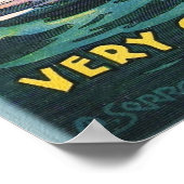 1906 Vintage Monterrey-Zigarrenwerbung Poster (Ecke)