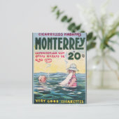 1906 Vintage Postkarte (Stehend Vorderseite)