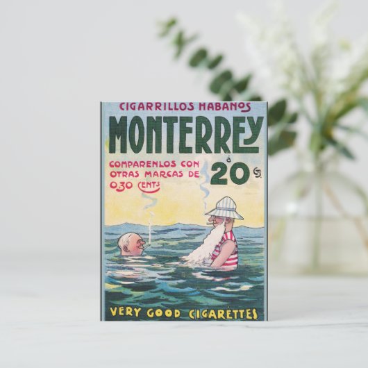 1906 Vintage Postkarte (Stehend Vorderseite)