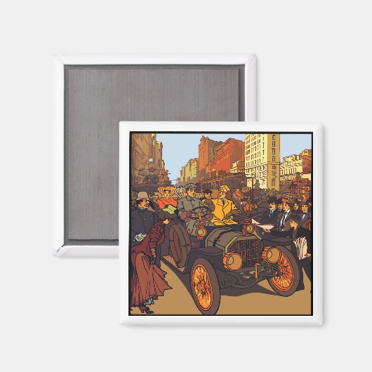 1907 Ältere Magnet (Vorderseite/Rückseite)