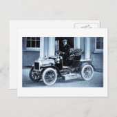 1907 Automobil - Vintag Postkarte (Vorne/Hinten)