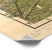 1907 Berlin Transportation Map – Germany Map Poster (Ecke)