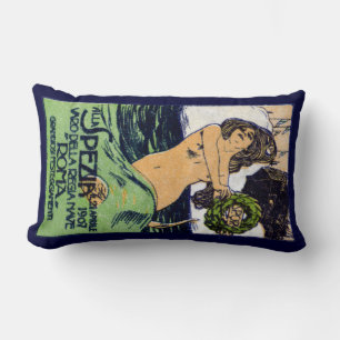 1907 Italienisches Schlachtschiff Roma Lendenkissen