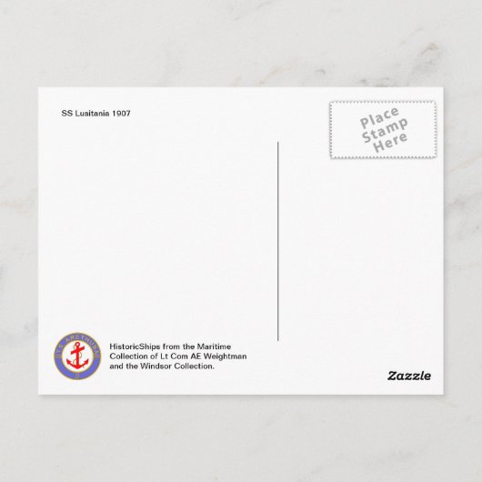 1907 POSTKARTE (Rückseite)