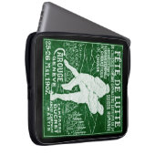 1907 Schweizer Wrestling Laptopschutzhülle (Vorne Rechts)