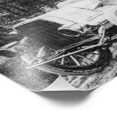 1907 White Model G Steam Touring Car Fotodruck (Ecke)