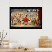 1908 Aida Reissue Vintag 36 x 24 Poster (Küche)