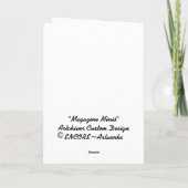 1908!! "AUFGEHT AUF WEIZEN" UND GREETEN KARTE (Rückseite)