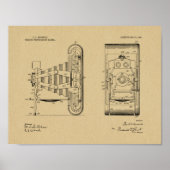1908 Faltkamera Patent Art Zeichnend Druck Poster (Vorne)