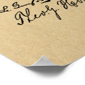 1908 Flying Wing Patent Zeichnend Kunstdrucke Poster (Ecke)