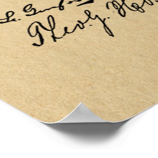 1908 Flying Wing Patent Zeichnend Kunstdrucke Poster (Ecke)