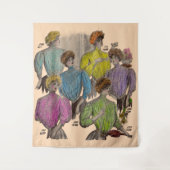 1908 Gimbels Damenblusen Blusen Aufhebung Nr. 2 Wandteppich (Vorderseite)
