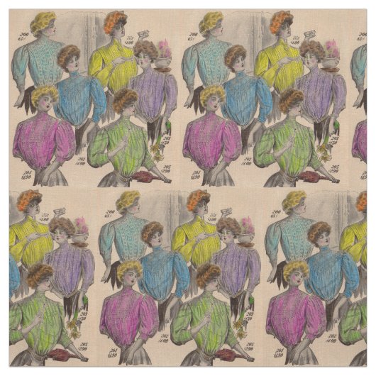 1908 Gimbels Damenblusen Blusenaufhängung Nr. 1 Stoff (Muster)