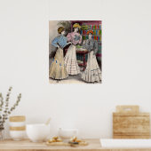 1908 Gimbelskleider Nr. 1 Poster (Küche)