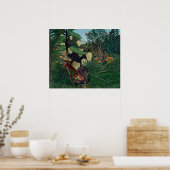 1908 Henri-Rousseau-Gemälde Poster (Küche)