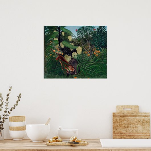 1908 Henri Rousseau Malerei Poster (Küche)