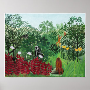 1908 Henri Rousseau Malerei Poster