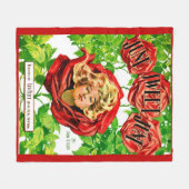 1908 Juni Sweet June Notenblatt drucken Fleecedecke (Vorderseite (Horizontal))