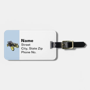 1908 Stanley Steamer Motor Car Gepäckanhänger