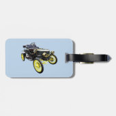 1908 Stanley Steamer Motor Car Gepäckanhänger (Rückseite horizontal)