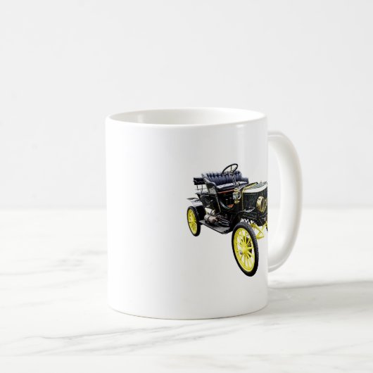 1908 Stanley Steamer Motor Car Kaffeetasse (VorderseiteRechts)