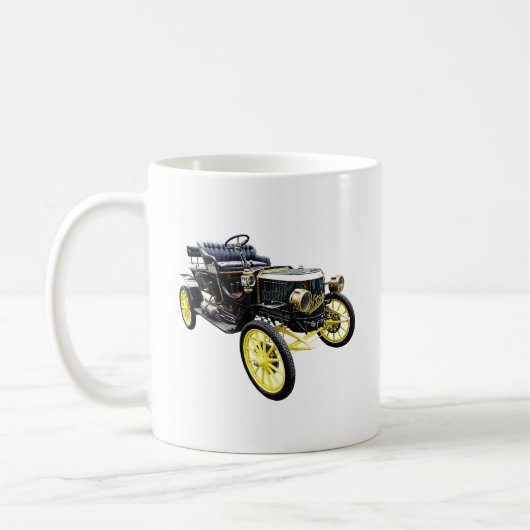 1908 Stanley Steamer Motor Car Kaffeetasse (Links)
