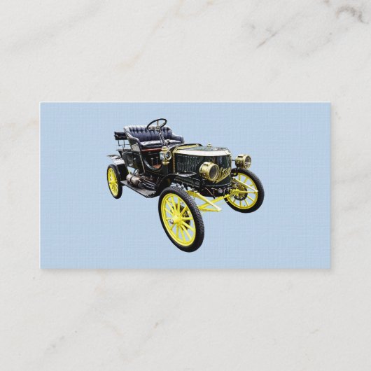 1908 Stanley Steamer Motor Car Visitenkarte (Rückseite)