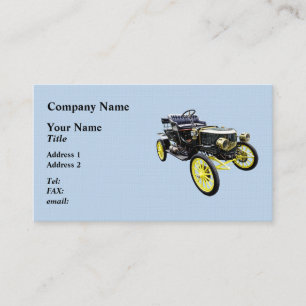 1908 Stanley Steamer Motorwagen Visitenkarte